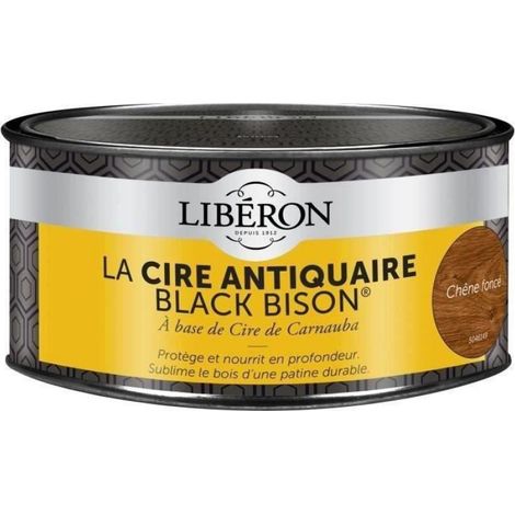 Cire Des Antiquaires - Pâte À Base De Cire D'abeille Et De Solvants Naturels - Pour Bois Intérieur - Chêne Foncé - 500 Ml