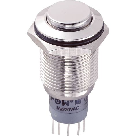 TRU COMPONENTS 701944 LAS2GQH-22Z/N/P Interruttore antivandalo 250 V/AC 3 A 2 x On / On Permanente IP67 1 pz. (1/3)