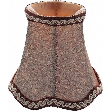 Abat-jour en tissu pour suspension, cache-ampoule clipable, forme tambour, idéal éclairage intérieur (1/5)