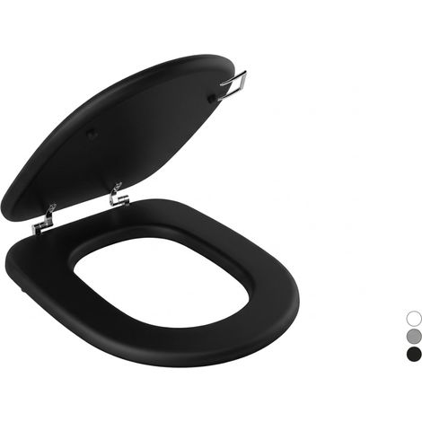 Sedile wc washington con soft closing nero opaco matt