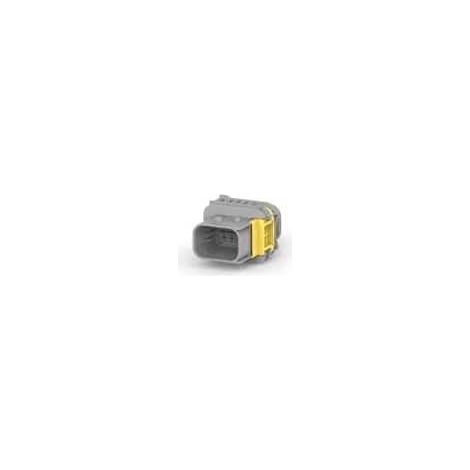 Connettore Heavy Duty Sealed 1.6X0.6 porta maschio 8vie grigio senza guarnizione