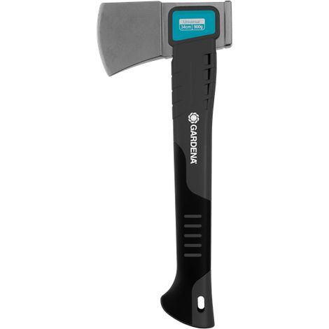 GARDENA Hacha para leña universal 900 B, ideal para cortar troncos y desramar, 45 cm de longitud (08713-48) (1/5)