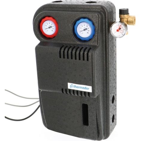 Groupe de transfert solaire départ-retour femelle 3/4" sans régulation - THERMADOR GTSDN