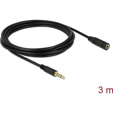 DeLOCK cable jack verlã ¤ ngerung 3,5 mm Stecker > (1/3)