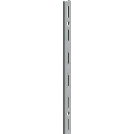 Cremagliera binario singolo - 50 cm. - grigio alluminio