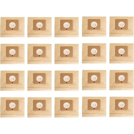 Lot de 20 Sacs de Rechange Compatibles avec Rowenta ZR003901 Compacteo accessimo / City Space / Mini Space Aspirateur,Replacement Sacs RO1717 RO1733 RO1751 (1/4)