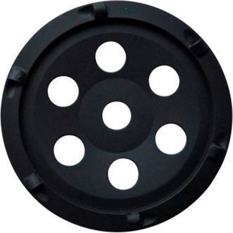 Plateau de surfaçage PCD BIG BLACK GRINDER D.150 x Al. 19 mm x 6 PKD 3,8 mm Spécial HILTI - Epoxy, peinture - Diamwood (1/2)