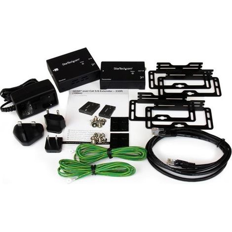 StarTech.com ST121HDBTPW moltiplicatore AV Trasmettitore e ricevitore AV Nero (1/5)