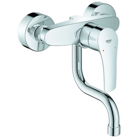 GROHE Grifo monomando SPT Eurosmart 315093 montaje en pared Ausld. 150mm cromo, 31509003 (1/4)
