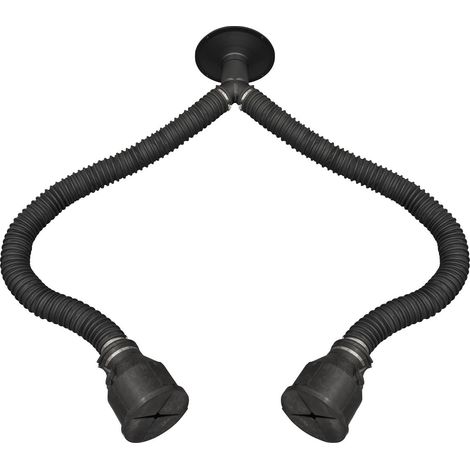 Sealey EFS/93TP Twin Pipe 1.65m Exhaust Extractor Hose for EFS/93
