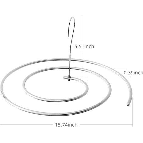 [Lot de 2] Étendoir à linge de lit spiralé, gain de place et multifonctionnel (1/5)
