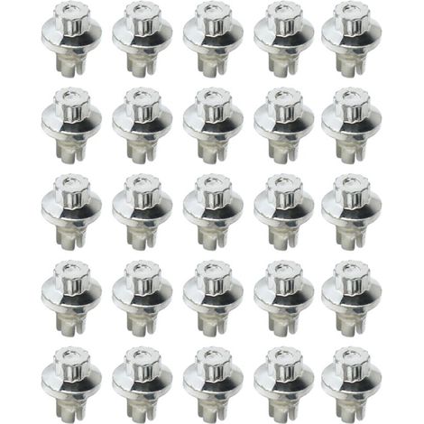 Remaches para ruedas de coche, 25 piezas, remaches de labio, tuercas para llantas de la serie AH DS, tornillos de labio para neumáticos. (1/4)