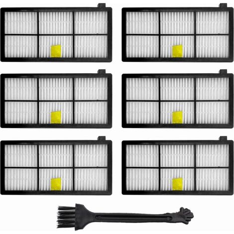 Lot de 6 filtres série 900 compatibles avec les filtres iRobot Roomba 800 980 960 896 895 886 880 871 866 865 860 850 805 800 pièces de rechange (1/5)