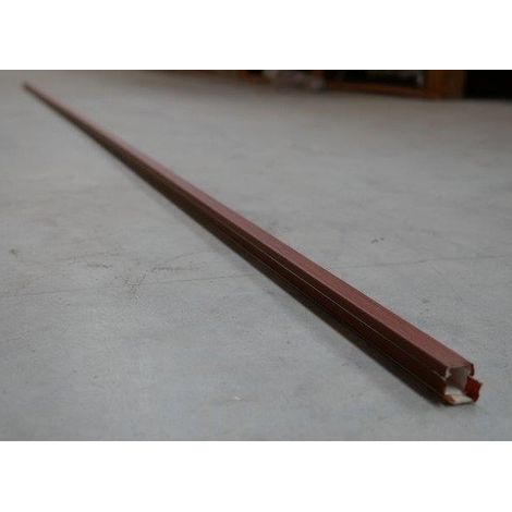 Moulure 12x12mm finition bois Bouleau (au mètre) avec couvercle fixation adhesive (1/4)