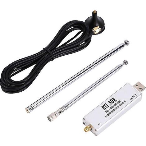 Récepteur SDR V3 RTL2832U 0,1 MHz-1,7 GHz TCXO avec antenne (1/5)