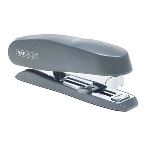 RAPESCO AGRAFEUSE SPINNA - BANDE COMPLETE - CHARGEMENT FRONTAL ET GUIDE PAPIER - 20 À 50 FEUILLES - ANTHRACITE R71726B3