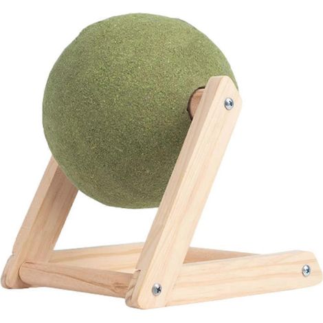 Katzenminzball-Spielzeug, drehbarer Katzenminzball zur Bodenmontage (groß) (1/5)
