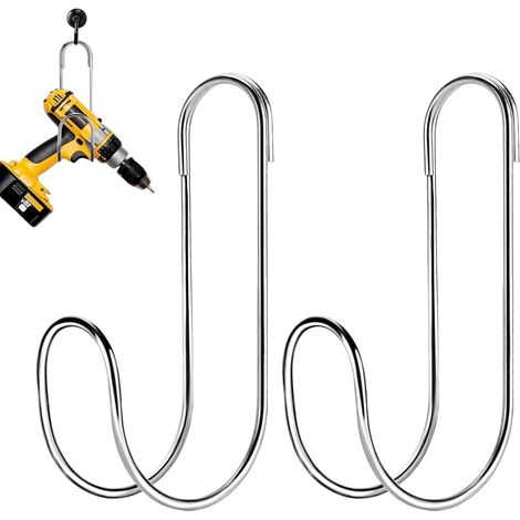 Wasserrohrhalter 2er Set Edelstahl Haken Organizer