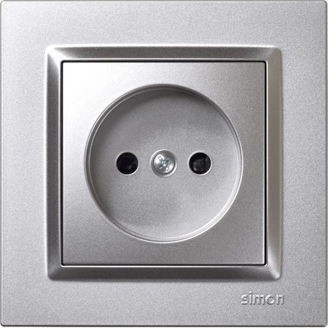 Base enchufe elec bipolar empotrar alum serie 10 simon (1/3)