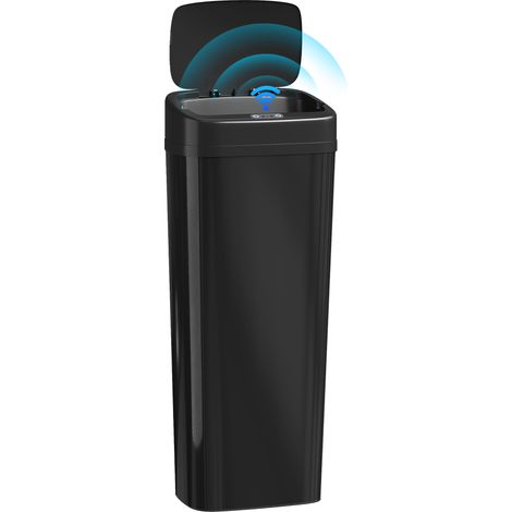 50L Stainless Steel Sensor Bin Black (1/5)