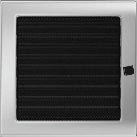Vent Cover 22x22 nickel - plated with blinds (1/4)