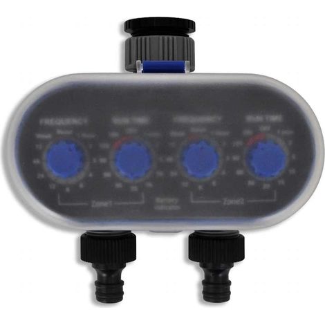 Minuterie d'arrosage automatique électronique de jardin Double sortie (1/5)