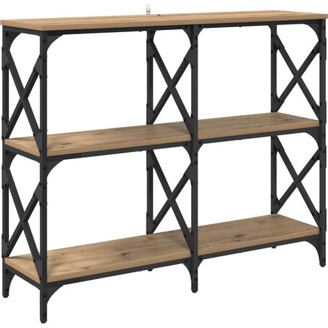 Maison Exclusive - Tavolo consolle Rovere artigianale 100 x 28 x 80,5 cm