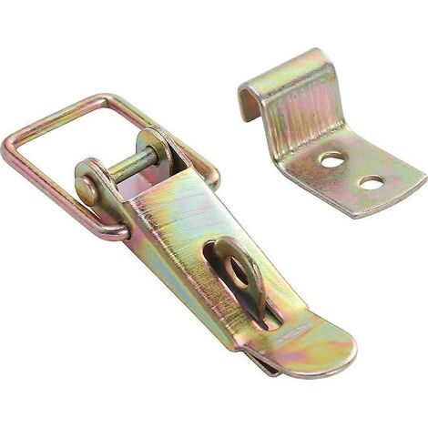 jeux de loquets de porte de camion A16, verrous de porte à tirage, pince de maintien, verrou de porte de camion, loquets de porte à tirage-8.5X2.7CM-Golden