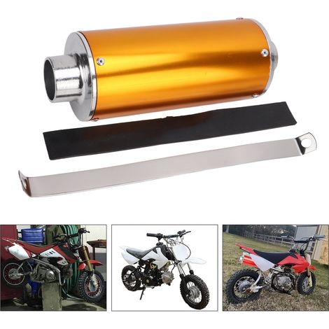 Pot d'échappement arrière (doré) pour moto Honda CRF50 XR50 50-125 cm³ (1/5)