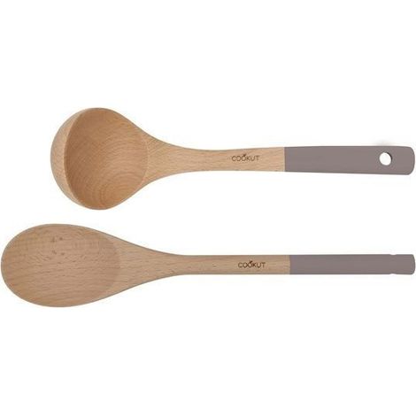Set di Cucchiai e Mestoli in Legno Cookut Moka - MJUTA