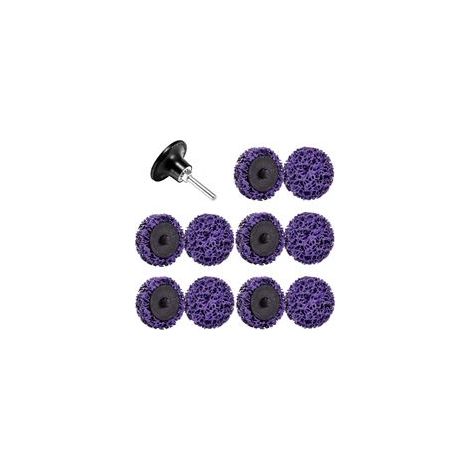 Disque de Nettoyage CSD 50 mm - Utilisé pour le Traitement de Surface ou le Décapage, Permet d'éliminer la Rouille, la Peinture de Soudure et les Surfaces Oxydées (10 Stücke - 50mm)