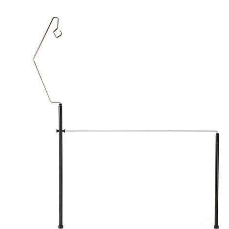 Soporte de escritorio exterior en forma de L: organizador portátil y desmontable para guardar equipo de camping y artículos de oficina. (1/5)