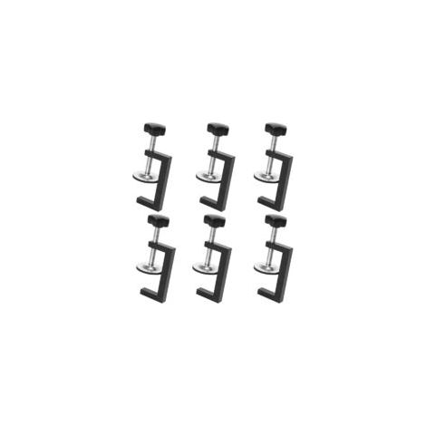 6x Pinces de Table 10-57 mm, Pince de Fixation Lourde, Travail du Bois et Outils Bricolage (1/5)