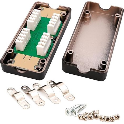 BIGtec LSA CAT7 Connection Module Extending Network Cable and Installation Cables Junction Box Repair Tool for CAT.7 CAT.6 CAT.5 Network Cable Ethernet RJ45 LAN Installation Cable (1/2)
