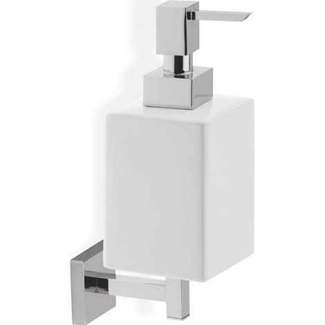 STILHAUS Dispenser Dosapone Da Muro Urania Cromo