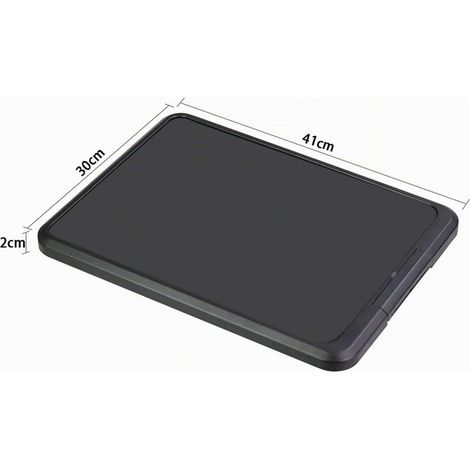 Plateau Coulissant pour Cafetiere, Plateau Coulissant pour Appareils De Cuisine, Tapis Machine à Café Coulissant Plateau, Pour L'organisation du Rangement Sur le Comptoir de Cuisine 41 x 30 cm (1/5)