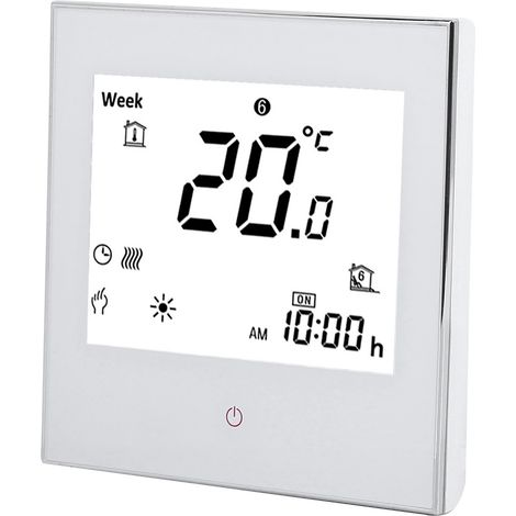 Thermostat d'ambiance programmable hebdomadairement, écran tactile LCD, 5 A, 110-230 V CA (1/5)