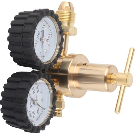 Stickstoffregler Doppelmanometer-Gasdruckregler mit 0–800 PSI Lieferdruck CGA580 (1/5)