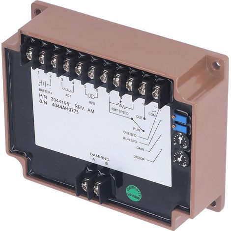 Elektronischer Drehzahlregler für Generatoren, Motordrehzahlregler, Sanftanlauf, Leerlauf, 12V/24V-Steuerplatine 3044196 (1/5)