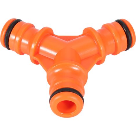 Connecteur Y 3 Voies pour Tuyau d'Arrosage - Diviseur d'Eau Jardin Robinet (1/4)