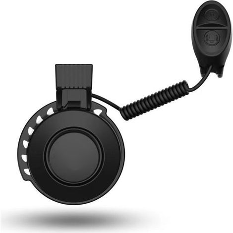 USB-wiederaufladbare, wasserdichte, 100 dB laute elektrische Fahrradhupe mit Alarmfunktion für Mountainbikes, Rennräder und Roller (1/5)
