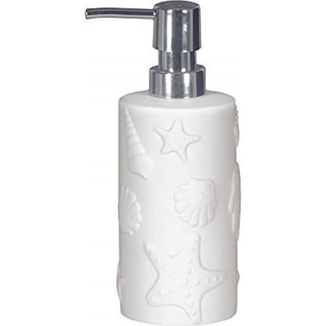 Trade Shop - Zylindrische Seifenschale Marine White Seifenschale ESY10321 Seifenspender -