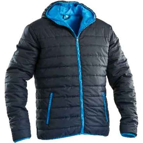 GIUBBINO IMBOTTITO CON CAPPUCCIO BLU Tg. M (48-50)
