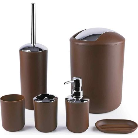 Accessoires de salle de bain : gobelet pour bain de bouche, ensemble de salle de bain, articles de toilette, fournitures de salle de bain d'hôtel, poubelle, 1 pièce.