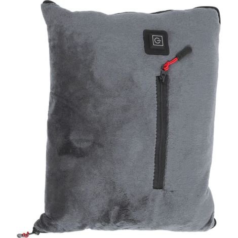 Couverture chauffante Coussin chauffant USB Température réglable Chauffage rapide Couverture électrique en polyester pour l'hiver Gris (1/5)