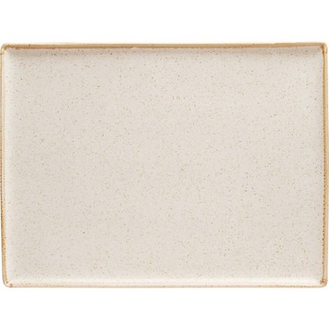 Plateau rectangulaire en sable - 350x260mm - Finedine (1/5)
