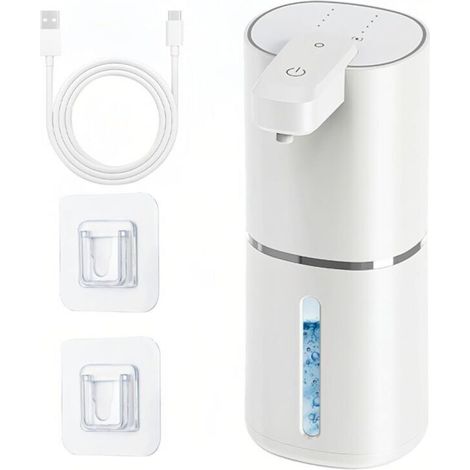 Automatic liquid soap dispenser, touchless liquid soap dispenser, wall-mounted soap dispenser, refillable soap dispenser (1/5)