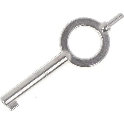 Deux ébauches de clés plates universelles de type américain, une clé spéciale pour verrou de menottes, un anneau porte-clés en alliage d'aluminium (1/5)