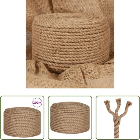 Jute - Seil 100% Jute 12 mm 100 m (1/5)