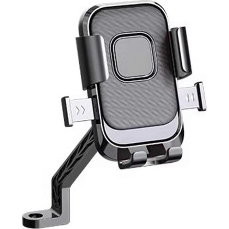 Support de téléphone pour vélo, stable et résistant aux rayures, idéal pour les sports de plein air. Rétroviseur. (1/5)